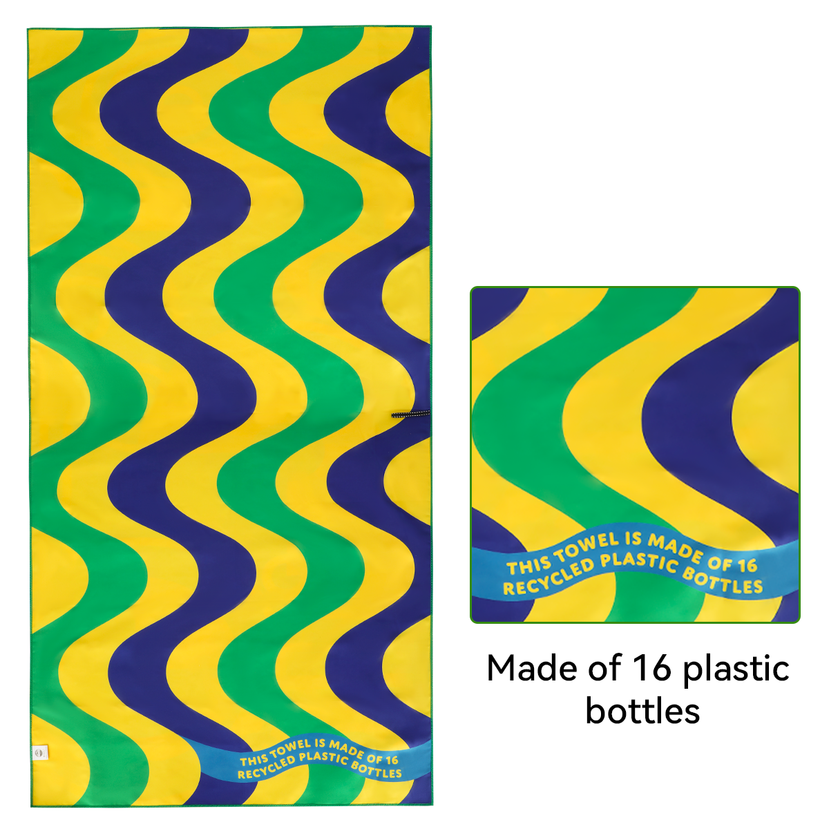 Microvezel handdoek Recycled
