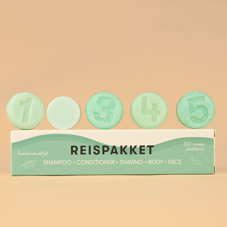 reispakket shampoo bars