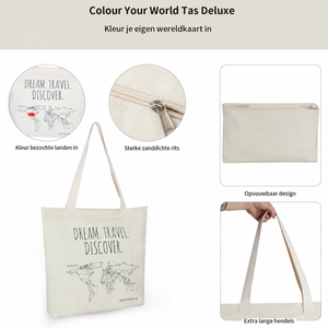 Strandtas 'Colour your world'