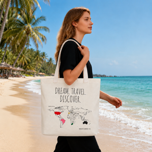 Strandtas 'Colour your world'