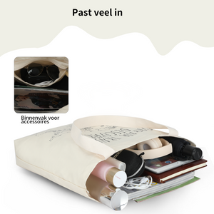 Katoenen tas 'Colour your world'